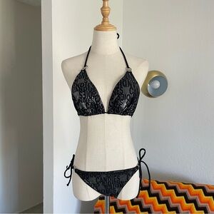 Vintage Y2K Candies Logo Bikini Top & Bottom 2-piece Set